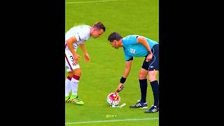 Players Vs Referee 😂 shorts [upl. by Plafker651]