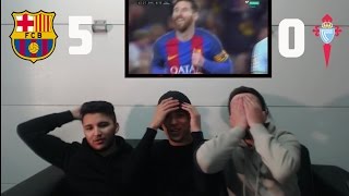 REAL MADRID FAN REACTS TO BARCAS HUMILIATION VS CELTA 50 [upl. by Faruq]