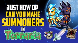 Just How OP Can You Make Summoners in Terraria  HappyDays [upl. by Havot]