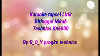 Karaoke Tapsel di tinggal nikah [upl. by Rosenbaum]