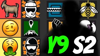 The BEST Tier List For Y9S2 Operation New Blood  Rainbow Six Siege [upl. by Faythe]