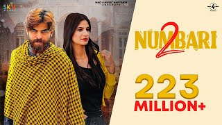 2 Numbari Official Video Masoom Sharma  Manisha Sharma  Sweta Chauhan  New Haryanvi Songs 2021 [upl. by Ardnosak]