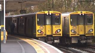 Merseyrail Trains at Wallasey stations in 2019 [upl. by Heyward976]