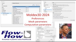 Moldex3D2024R3 Preferences Mesh parameters and Computation parameters [upl. by Laird776]