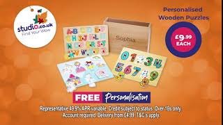 Studio  Personalise Your Puzzles  September TV Ad 2020 Studio awardwinning freepersonalisation [upl. by Obla]