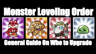 Summoners Greed Guide What Monsters Should You Upgrade First Monster Leveling Order [upl. by Meikah]