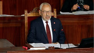 Rached Ghannouchi le chef du parti islamiste Ennahdha élu à la tête du Parlement tunisien [upl. by Ocko316]