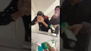 Unlimited face wash prank🫧 comedy youtubeshorts trending funny love viralvideo [upl. by Nosnarb]