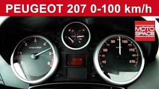 Peugeot 207 14 HDI 0100 kmh motospacepl [upl. by Sirrom270]