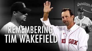 Kevin Youkilis Tributes Tim Wakefield on Red Sox Opening Day [upl. by Eceirahs]