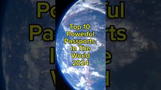 Top 10 Powerful Passports In The World  shortsvideo top10 ytshorts [upl. by Bloem]