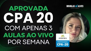 CPA 20 ANBIMA O que a Tamires fez para passar na CPA 20  DICAS para ser aprovado [upl. by Aiekahs714]