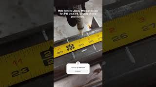 How to layout a 28 Weld Pattern migwelding migweld fabrication [upl. by Phillis730]