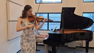 Giya Kancheli 18 miniatures for violin and piano no6  Nina Broeva amp Damiën Heemskerk [upl. by Akeirahs289]