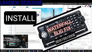 UNIDEN SDS200100 E  FIRMWARE BUG FIX  EUROPE MODEL [upl. by Missy]