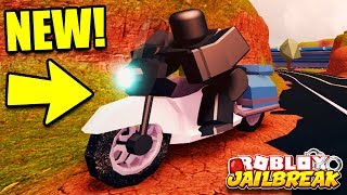 Jailbreak PLAYING THE NEW UPDATE EARLY Kinda  NEW POLICE MOTORCYCLE  Roblox Jailbreak Update [upl. by Aracal]