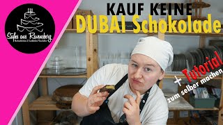 So übertrieben ist der Hype um Dubai Schokolade wirklich 😲❌ Konditorin rechnet amp macht es nach 🤎 [upl. by Etnom810]