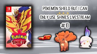 Motostoke Gym FULL ODDS shiny hunting  Pokemon Shield but I can only use SHINIES stream 10 [upl. by Aicilana]