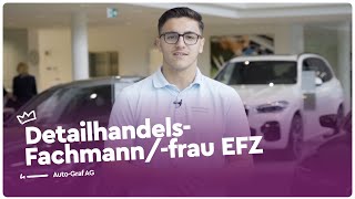 Die Ausbildung als Detailhandelsfachmannfrau EFZ Automobil AfterSales  Lehrstellenvideo  Yousty [upl. by Poppo811]