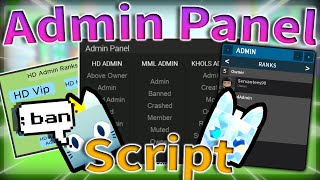 HD Admin Panel Script PASTEBIN 2023 [upl. by Harret]