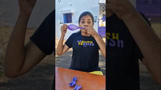 Balloon Blowing Challange 🎈😱TomampJerry 🤣 DiyaIshwarya shorts viralvideo [upl. by Herries227]