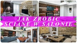 Pomysły jak ozdobić ścianę w salonie [upl. by Ennirac]