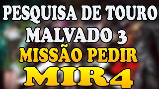 Pesquisa de Touro Malvado 3  Estátua Bizarra  Missão Pedir  Mir4 [upl. by Ginelle]