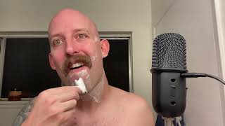 ASMR safety razor shave no talking [upl. by Sanfourd153]