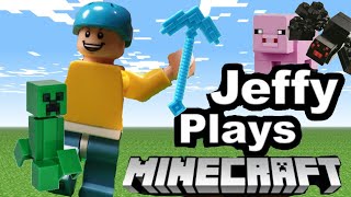 SML Lego Jeffy Plays Minecraft [upl. by Rycca]