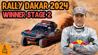 Stage 2 Results Dakar Rally 2024  Cars Stéphane Peterhansel Wins Stage 2 [upl. by Rogerio571]