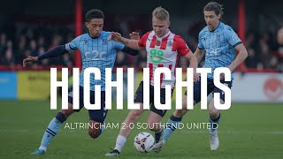 Highlights Altrincham 20 Southend United [upl. by Navets]