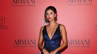 Cassandra Cano at the 2024 Armani Beauty Dinner Photocall in Venice [upl. by Glynnis]