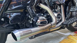 Bassani Road Rage 2 into 1 Exhaust  Baffle Wrap Removed [upl. by Glori242]