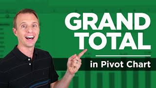 How to Add Grand Totals to Pivot Charts in Excel [upl. by Asiaj]