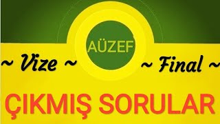 Aüzef Tıbbi Dokümantasyon ve Arşiv Bilgisi Vize Çıkmış Sorular Tıbbi Dokümantasyon ve Sekreterlik [upl. by Emixam16]