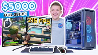 Ultimate 5000 Gaming Setup 2022 ASUS PG48UQ RTX 3090 Peripherals amp More [upl. by Selwin]