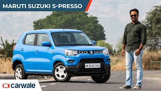 Maruti Suzuki S Presso Review  Looks Are Often Deceptive  CarWale [upl. by Leunamesoj]