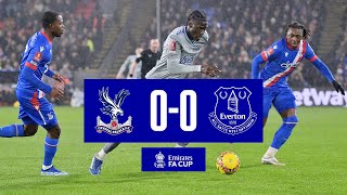 EMIRATES FA CUP HIGHLIGHTS CRYSTAL PALACE 00 EVERTON [upl. by Melinda944]