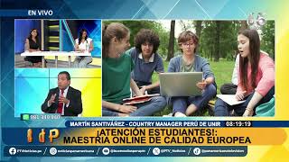 Estudiantes peruanos podrán estudiar maestrías europeas con calidad europea con el 60 de descuento [upl. by Yellah]