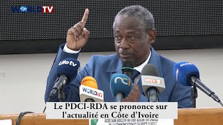 PDCIRDA  Conférence  Tour de lactualité en Côte dIvoire avec Brédoumy Soumaïla après une pause [upl. by Nagek]