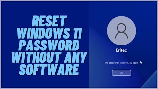 How to Reset Windows 11 Password Without Any Software [upl. by Hgielsa173]