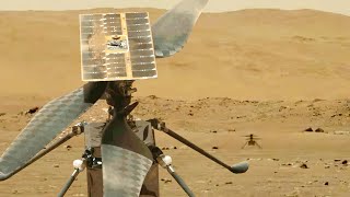 Watch the Ingenuity helicopters first flight on Mars [upl. by Atiuqcir]