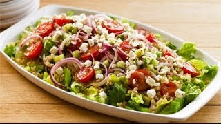 Salade de quinoa à la méditerranéenne [upl. by Icnarf]