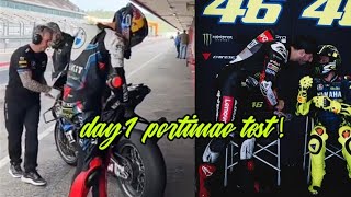 Join the party day 1 portimao test superbike circuit Algarve x vr46 riders academywinter test 2024 [upl. by Eleinad743]