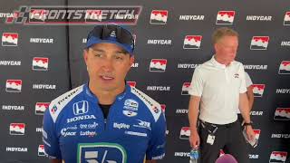 Graham Rahal On FatherInLaw John Forces Recovery From Crash quotWere All Getting Through Itquot [upl. by Ahselat]