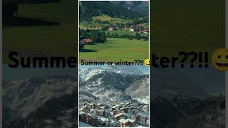 Summer season vs winter season who is best I love summer  activepants shorts viralvideo [upl. by Niwri]