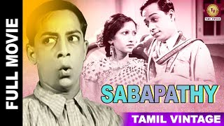 Sabhapati  1941 l Super Hit Classic Tamil Full Movie l T R Ramachandran  Kali N Rathnam [upl. by Letsou]