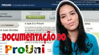 DOCUMENTAÇÃO NECESSÁRIA DO PROUNI  DOCUMENTOS DA UNIP [upl. by Asin]