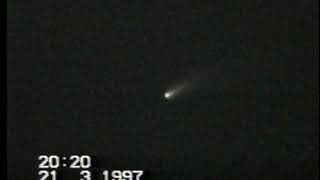 comet halebopp cosmos astronomy space Comet Hale–Bopp C1995 O1 March 1997 [upl. by Irtimid667]