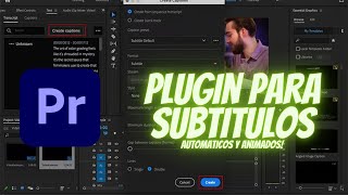 ¿Cómo crear subtítulos automáticos y animados Adobe Premiere Pro [upl. by Suiramad]